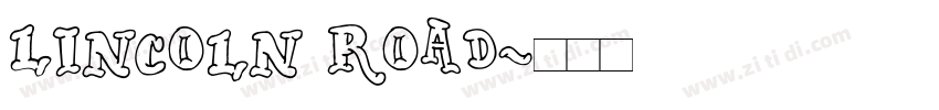 Lincoln Road字体转换